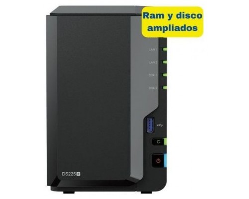NAS SYNOLOGY DS225 PLUS 6GB 8TB NAS SYNOLOGY DS225 PLUS 6GB 8TB